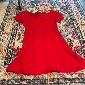 mini red dress!!